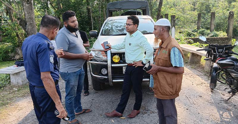 গৌরনদীতে সড়ক পরিবহন ও ভোক্তা অধিকার আইনে অর্ধলক্ষ টাকা জরিমানা আদায়