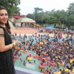 Actress Nusrat Faria makes surprise appearance in Chittagong