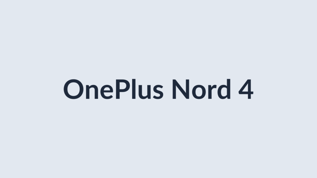 OnePlus Nord 4