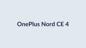 OnePlus Nord CE 4