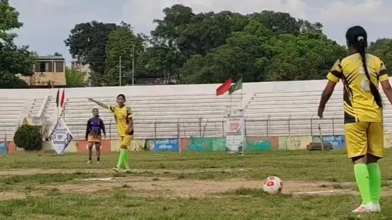 জেলা প্রশাসক গোল্ডকাপ (প্রমীলা) ফুটবলে জুরাছড়ির গোলবন্যা, কাপ্তাইকে ৭-০ গোলে হার