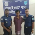 গোসাইরহাটে পুলিশের অভিযানে চাঁদাবাজি ও বিস্ফোরক মামলার আসামি গ্রেপ্তার