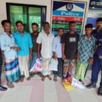 কুলিয়ারচরে পুলিশের বিশেষ অভিযানে সাজাপ্রাপ্ত আসামি ও মাদক কারবারিসহ গ্রেপ্তার ৭
