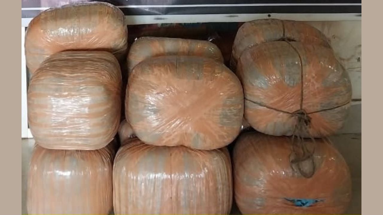 মাধবপুরে ৫৯ কেজি গাঁজাসহ পিকআপ চালক গ্রেপ্তার