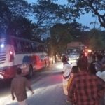 পাবনায় বাসের ধাক্কায় ভ্যানচালক নিহত