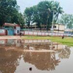 রায়গঞ্জের চান্দাইকোনা বিদ্যালয়ে দীর্ঘদিনের জলাবদ্ধতায় বন্ধ ক্রীড়া কার্যক্রম
