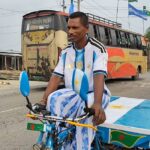 Bangladesh van driver takes bank loan to fund World Cup tribute for Argentina