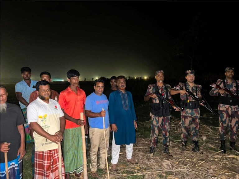 BGB and Local Residents Thwart Indian Border Force Push-in Attempt in Kurigram