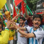 Dhaka Football Fans Host Rally Celebrating World Cup Diversity