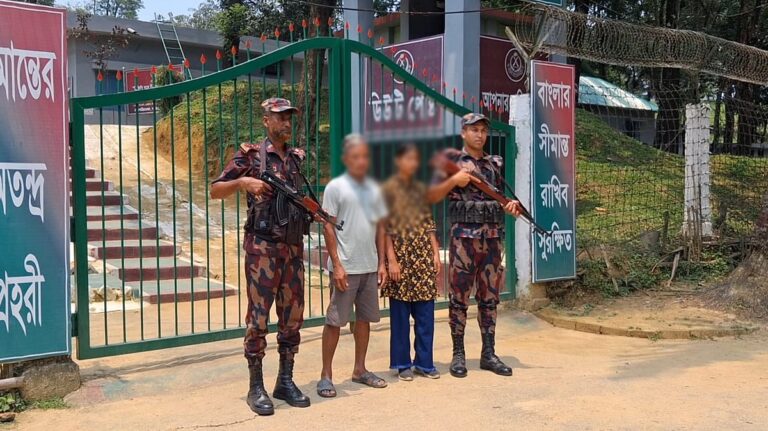 BGB Detains Two for Attempted Illegal Border Crossing in Netrokona
