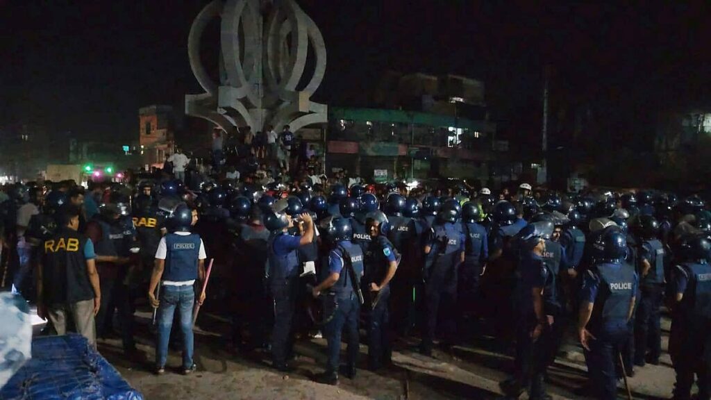 Five Detained and Police Chief Removed Following Violent Clash at Bhairab Transit Hub