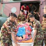 Bangladesh Army evacuates critically ill elderly woman from remote Bandarban by helicopter