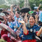Chattogram University Campus Transforms into Fan Zone for World Cup Broadcasts