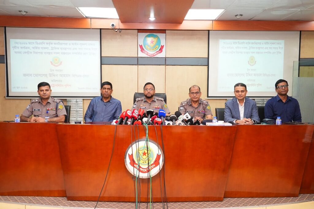 Dhaka Police Report Peaceful Eid Holidays and Record Arrests in May Crackdown