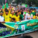 Brazil Fans Stage Massive Rally in Dinajpur as Local Supporters Await Social Media Shoutout from Neymar