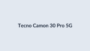 Tecno Camon 30 Pro 5G