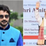 প্রসেনজিতের বাসভবনে কেন্দ্রীয় স্বরাষ্ট্রমন্ত্রী অমিত শাহের সৌজন্য সাক্ষাৎ