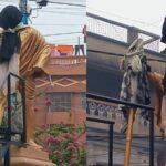 কাটোয়ায় মহাত্মা গান্ধীর মূর্তি অবমাননা ঘিরে তীব্র উত্তেজনা তদন্তে পুলিশ