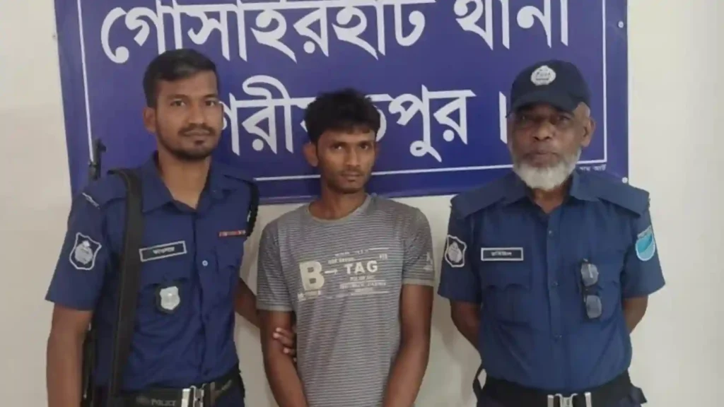 গোসাইরহাটে চুরির মামলায় সন্দেহভাজন আসামি গ্রেফতার