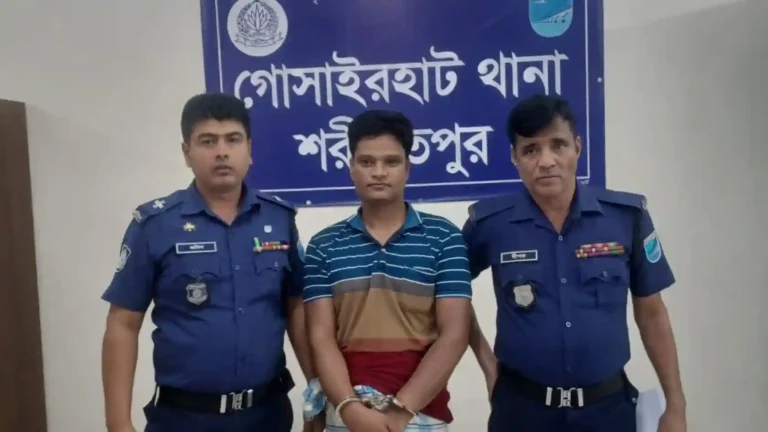 গোসাইরহাটে হত্যা-চাঁদাবাজি ও বিস্ফোরক মামলার আসামি গ্রেপ্তার