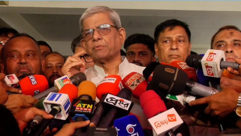 সময়মতো রাষ্ট্রপতি নির্বাচন হবে এবং দলের সিদ্ধান্ত অনুযায়ী প্রার্থী মনোনয়ন দেওয়া হবে: মির্জা ফখরুল