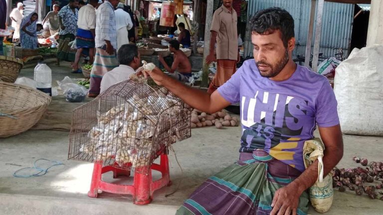 দৃষ্টিহীন চোখে ঘুরে দাঁড়ানোর গল্প: হকারি করেই জীবিকার লড়াই জুয়েলের