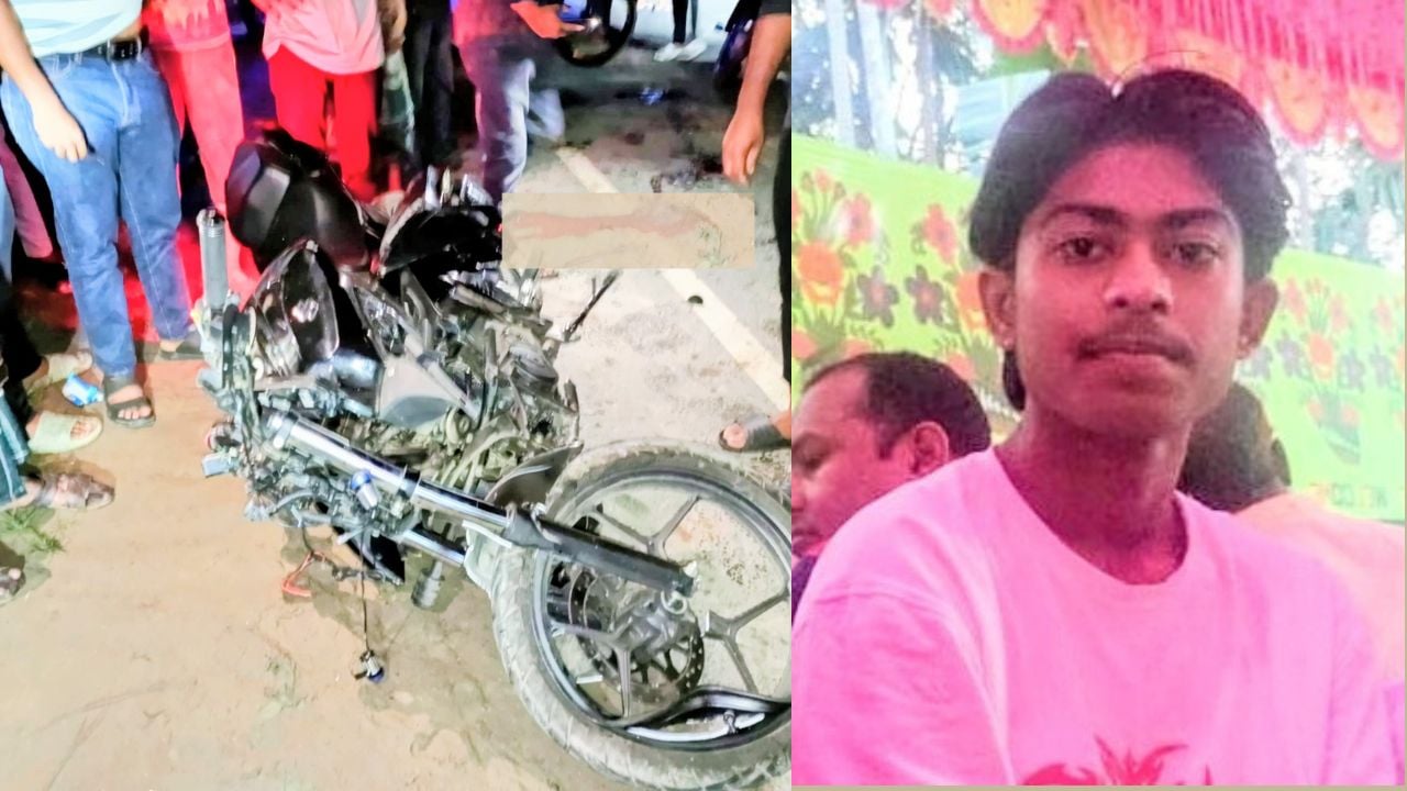 বগুড়ার শেরপুরে পিকআপ-মোটরসাইকেল সংঘর্ষে কিশোর নিহত আহত এক