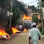 শ্রীমঙ্গলে তুলাবোঝাই ট্রাকে অগ্নিকাণ্ড নিয়ন্ত্রণে এনেছে ফায়ার সার্ভিস
