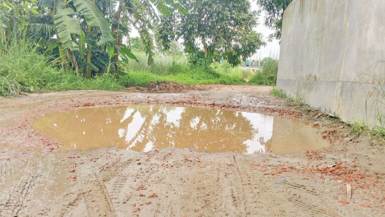 দুই বছরেও শেষ হয়নি টঙ্গিবাড়ীর ৫০৫ মিটারের সড়ক নির্মাণ কাজ ভোগান্তিতে লাখো মানুষ