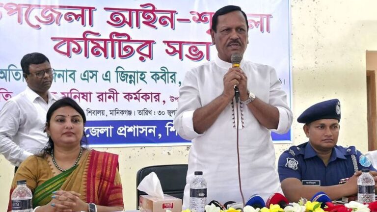 পাটুরিয়া ঘাটে চাঁদাবাজি ও অব্যবস্থাপনা বন্ধে প্রশাসনকে এমপি জিন্নাহ কবিরের ২৪ ঘণ্টার আল্টিমেটাম