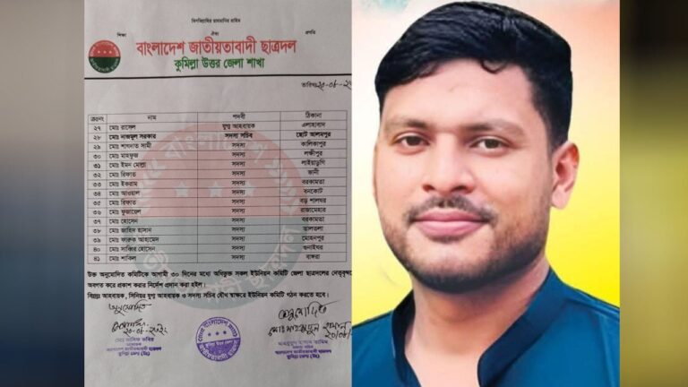 দেবিদ্বারে মাদক সেবনের টাকা না পেয়ে দলিল লেখককে মারধর ছাত্রদল নেতার বিরুদ্ধে অভিযোগ