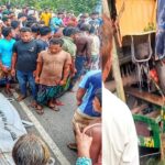 ডোমার-জলঢাকা সড়কে ট্রাকের ধাক্কায় মা-সন্তানসহ নিহত ৪