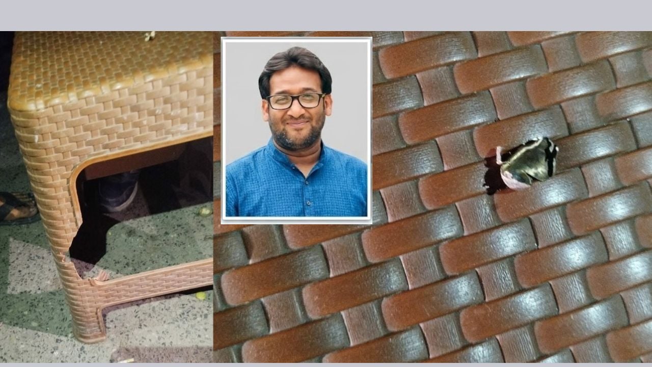 খুলনায় সাংবাদিক রকিবুল ইসলাম মতিকে লক্ষ্য করে গুলি হামলা আহত এক
