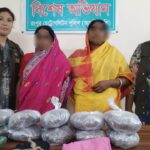 রংপুরে ৫ কেজি গাঁজাসহ দুই নারী মাদক কারবারি গ্রেপ্তার