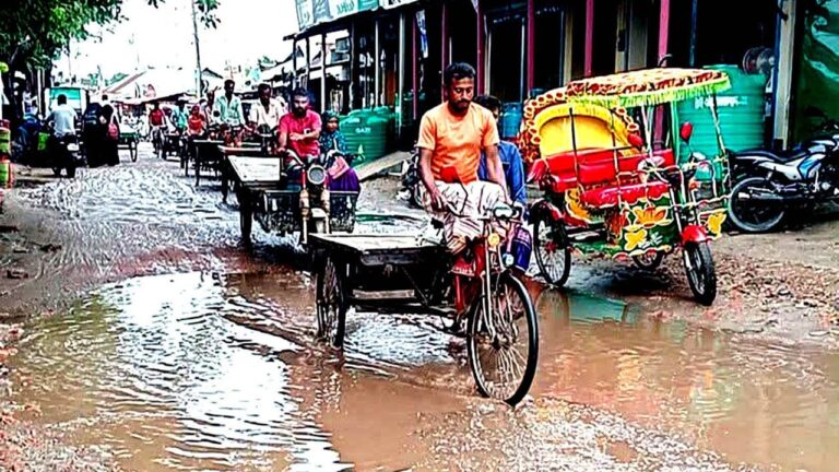 সংস্কারের অভাবে ফুলপুরের সড়কগুলো মরণফাঁদ জনদুর্ভোগ চরমে
