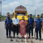 নারায়ণগঞ্জে শব্দদূষণ বিরোধী অভিযানে ৫ যানবাহনকে জরিমানা ও হর্ন জব্দ