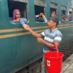 Bangladeshi vendor honors late son by providing free water to train passengers