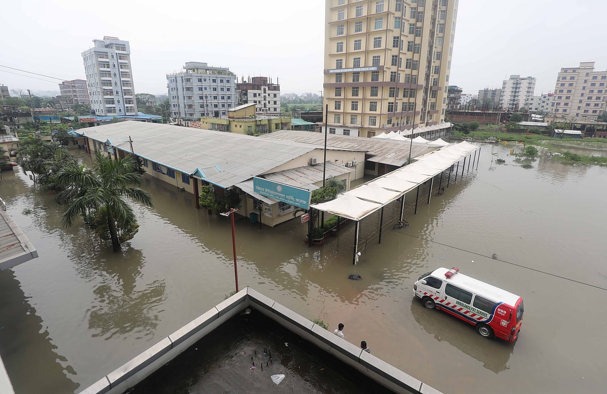 Persistent monsoon rains paralyze Chittagong as floodwaters inundate homes and emergency services