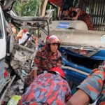 Two dead in ambulance-bus collision on Dhaka-Pabna highway