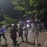 Crowds breach Dhaka University security barricades ahead of World Cup final