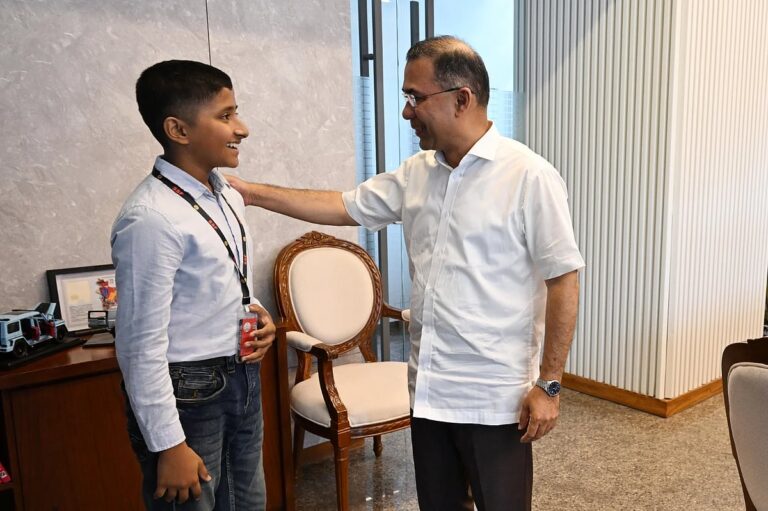 PM Tarique Rahman meets schoolboy who regained smile after sisters death in tragic accident