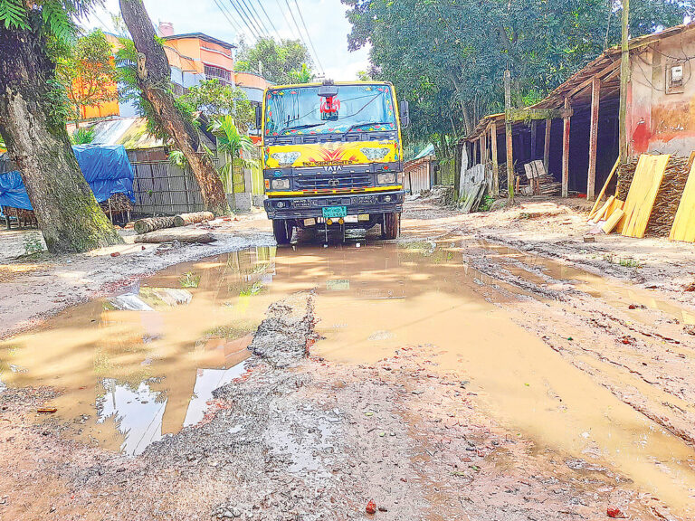 Nilphamari road project stalled for decade as new contractor fails to begin work