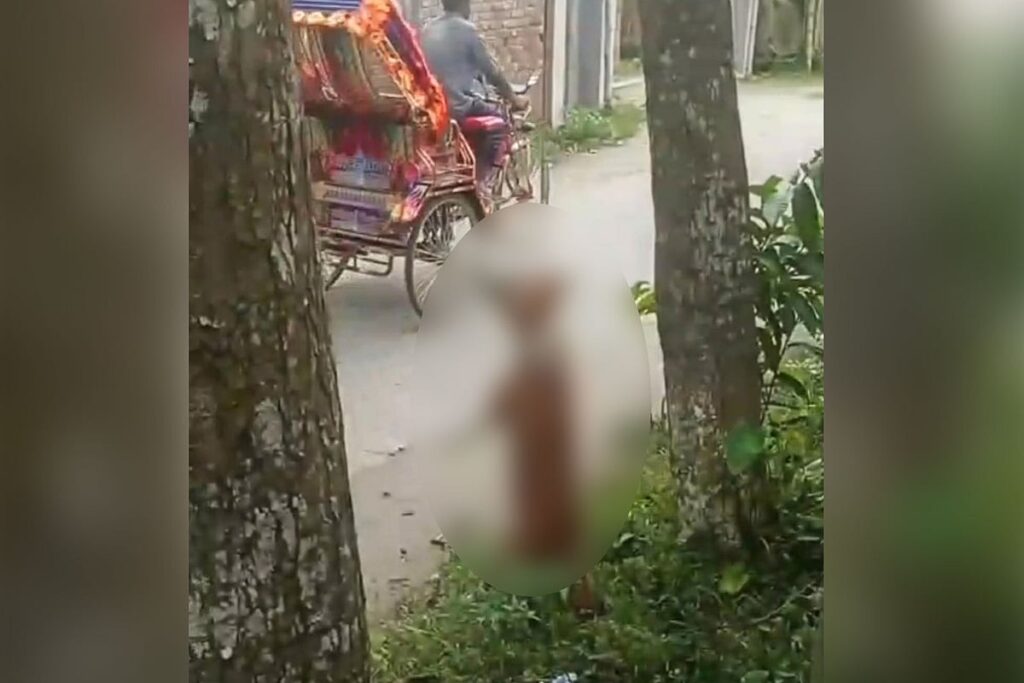 Man detained for lynching dog in Jamalpur after viral video sparks outrage