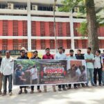 Rajshahi University students protest assault by student leaders at central library