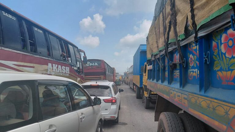 Infrastructure Neglect and Road Damage Paralyze Traffic on Dhaka-Sylhet Highway