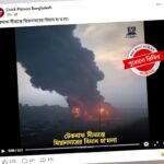 Viral Video Claiming Myanmar Airstrikes at Teknaf Border Disproven as Old Footage of Fuel Depot Fire