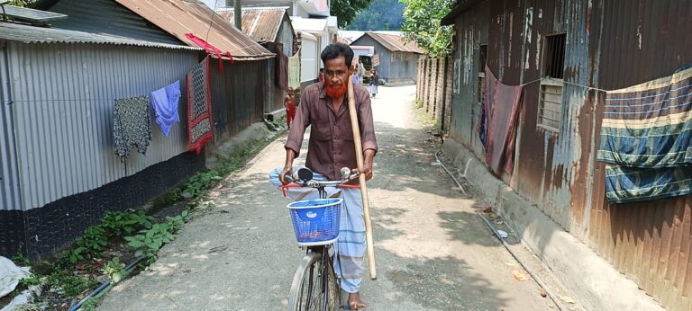 Disabled tutor pedals through four decades of adversity to educate rural students