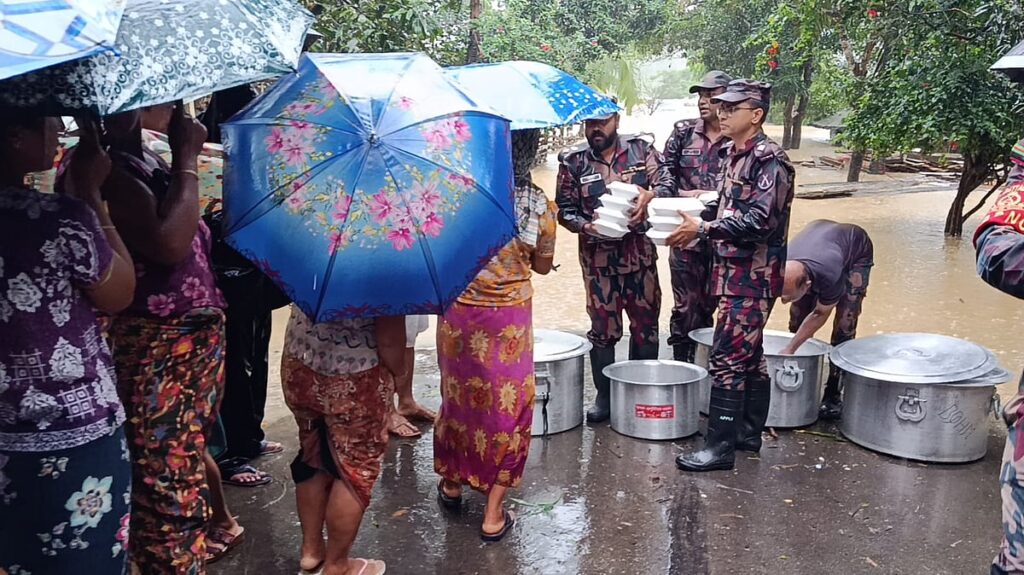 BGB deploys forces across 11 flood-hit districts to bolster relief and rescue operations