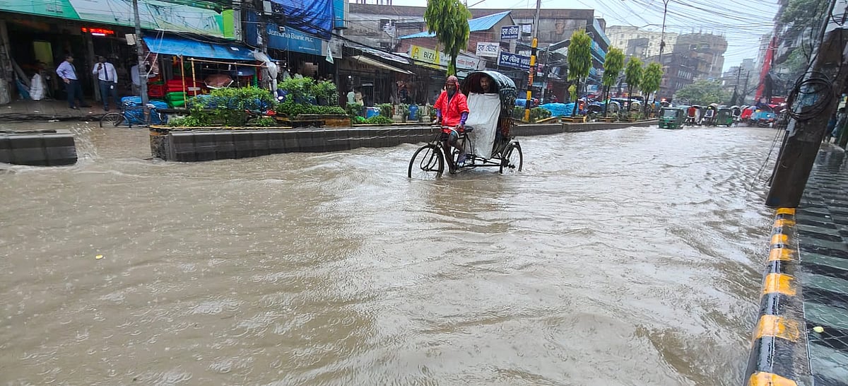 Torrential rains disrupt life in Chittagong as authorities warn of continued downpours and landslide risks