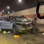 Speeding vehicle damages Karnaphuli Tunnel power line, disrupting traffic flow